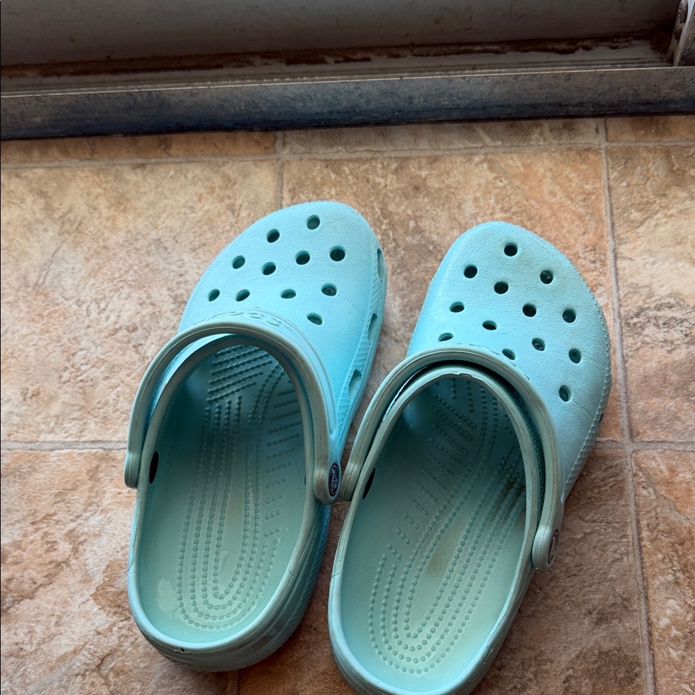 CROCS Women's Aqua Blue Sandals